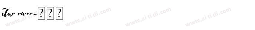star river字体转换